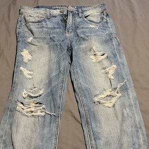 American Eagle Hi-Rise Tommygirl Jeans Sz 2 Long
